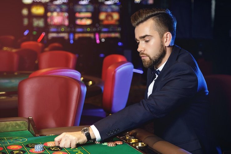Tampilan mesin slot digital dengan berbagai tema menarik dan taruhan yang mudah diatur